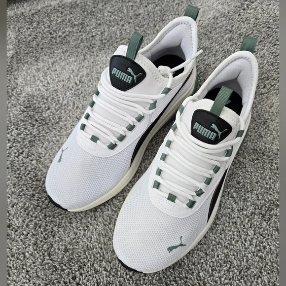 Puma Amplifier Men Size 8. Color:PUMA White-PUMA Black-Maple Syrup. New. - Picture 3 of 7